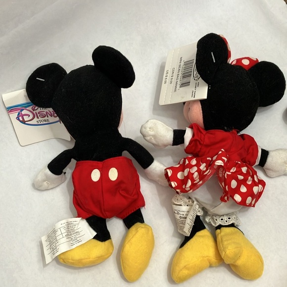 Mickey & Minnie Mouse Bean Bag Characters Lot of 8 from The Disney Store - NWT - Picture 7 of 13